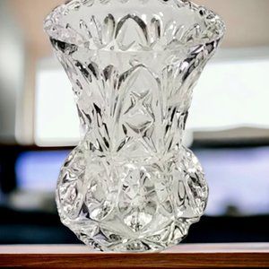Heirloom 24% Lead Crystal Toothpick Holder / Mini Bud Vase by Princess House